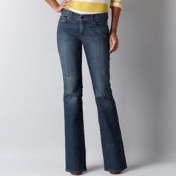 LOFT Denim - Ann Taylor Loft Curvy Boot Cut Jeans